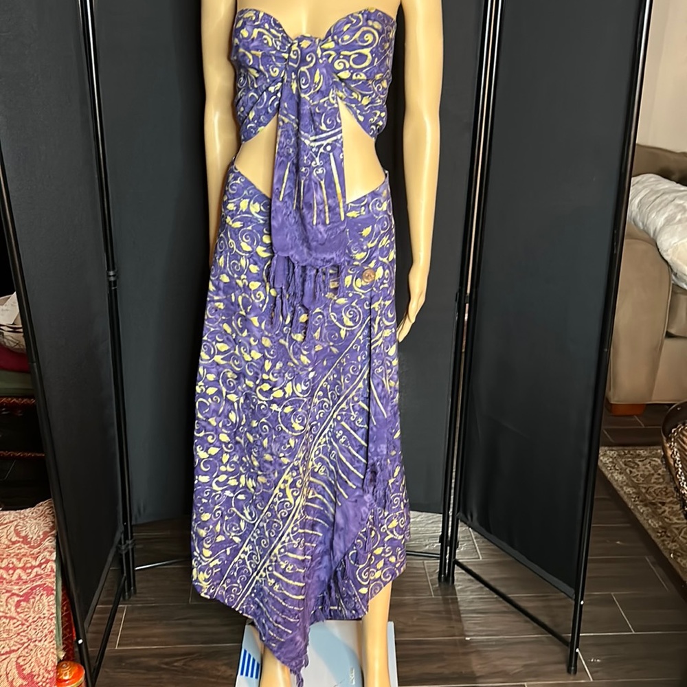 Two piece sarong/beach wear purchase in St Thomas VI